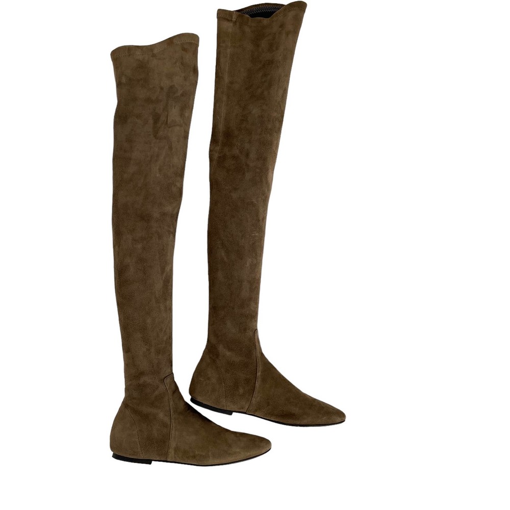 Isabel Marant Etoile Brenna Stretch Suede Over the Knee Boots Women Size 9/EU39 - Picture 7 of 16